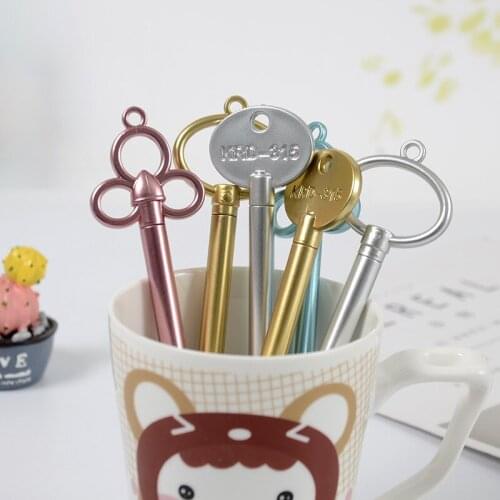 100 Pcs per set Key Neuter Gel Pen Cute Creative Retro Stationery Office Supplies Small Gifts for Student Kawaii School Supplies