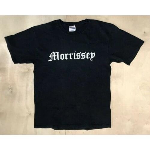 2004) M adult MORRISSEY music punk emo rock screen print band tshirt t-shirt For Man Hipster O-Neck Causal Cool Tops