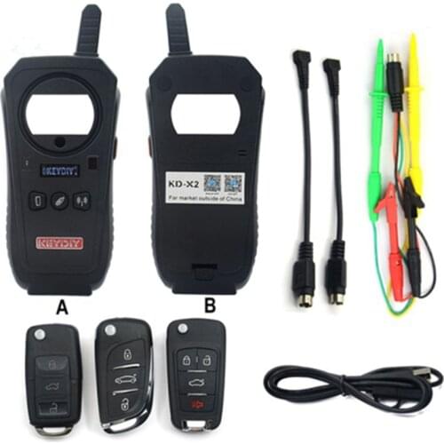 2019 KEYDIY KD-X2 KDX2 Remote Maker Unlocker and Generator-Transponder Cloning Device with 96bit 48 Transponder Copy Function