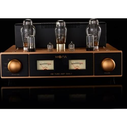 2021 NEW MONA 300B HM-7 Bluetooth Tube Amplifier Single Ended Tube Amplifier 5Z3P Rectifier Hifi Stereo Audio 5.0 bluetooth 10W