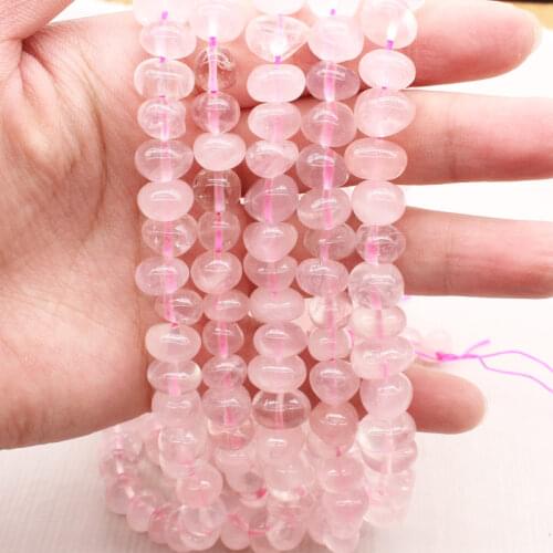 7-13mm Natural Rose Quartzs Freeform Loose Beads 15",Min. Order is $10,we provide mixed wholesale for all items