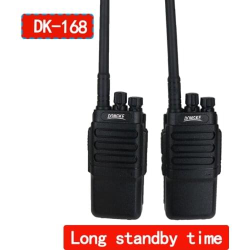DONGKE 168 portable Walkie talkie Two way radio UHF 400-470MHz PMR446 ham radio hf transceiver radio comunicador walkie-talkie