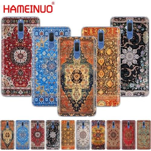 HAMEINUO Persian carpet Floral pattern Art phone Case for Huawei NOVA 2 2S 3e PLUS LITE p smart 2018 enjoy 7s mate 7 8 9 10 pro