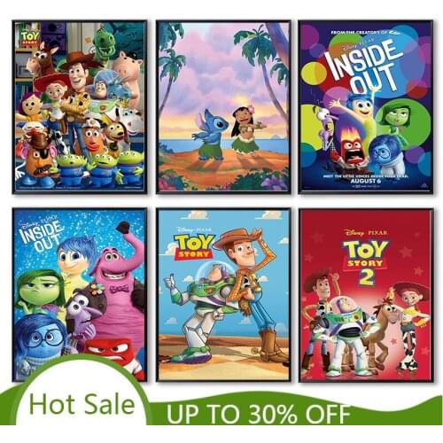 Disney Anime Cartoon Toy Story Movie Nordic Modern Canvas Painting Poster and Print Wall Art Picture for Child Room Home Decor