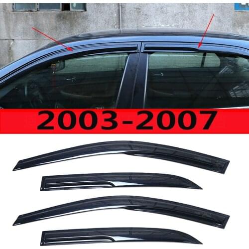 Window Visor For Honda Accord 2003 2004 2005 2006 2007 Wind Shields Sun Rain Deflector Guards Side Window Deflector