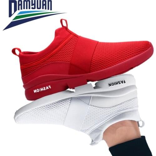 Damyuan 2020 New Fashion Men Women Flyweather Comfortable Breathable Non-leather Casual Light Size 46 Sport Mesh Jogging Shoes
