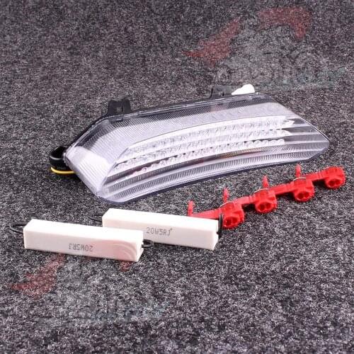 Motorcycle LED Taillight Integrated Turn Signals For YAMAHA R1 2002 2003