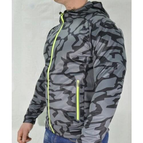 Obrix Stylish Light Sport Undre Amror Jacket For Men Windproof Waterproof Male Coat Warm Windbreaker