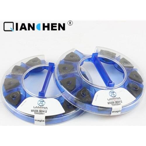 Genuine original high quality high-performance LAMINA WNMA 080412 LT1000 (10pcs/lot) tungsten Carbide Cutting tools inserts