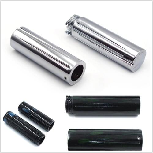 1" Hand Grips For Harley Davidson Electra Glide Classic CHROME Cross end style Aftermarket Free Shipping Motorcycle Accessories