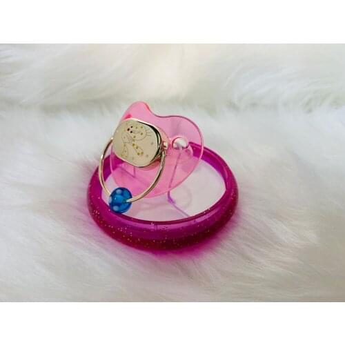 Gold Spout Design 8 Carat Tweety Baby Accessory Gift Newborn Babies Soothing Silicone Shaper Safe Nipple