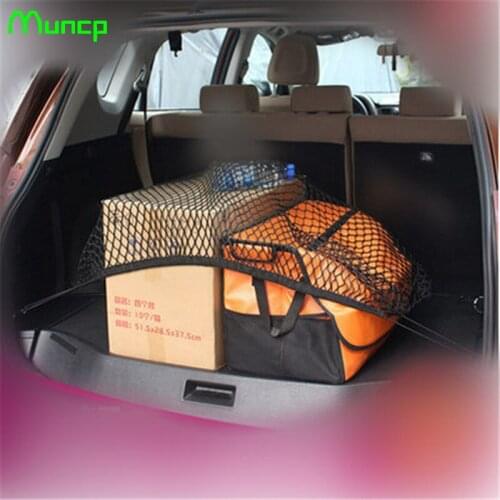 Muncp Car Trunk Net Bags Storage string Bag For EMGRAND EC7 EC7-RV EC8/Renault megane 2 duster logan clio laguna 2 Koleos Etc