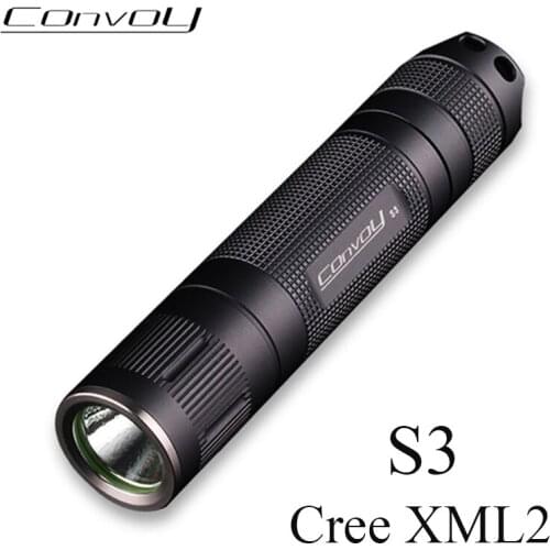 Convoy S3 Cree XML2 LED Flashlight EDC Torch lintern LED Bicycle Light Self Defense Camping Hiking Lamp Police Work Light