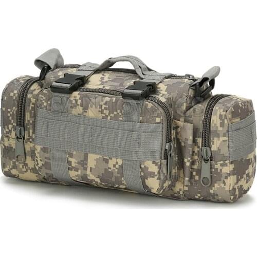 Outdoor 3P Magic Tactical Waist Pack Molle Shoulder Bag Camo Camera Pouch For Camping Hiking Hunting Army Military