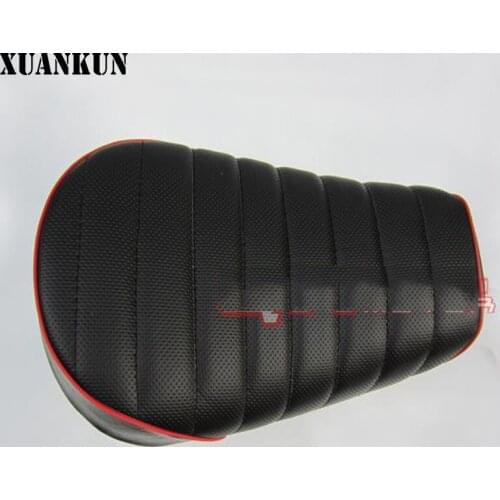 XUANKUN Monkey Bike Small Monkey Motorcycle Accessories Modified Trumpet Cushion Red Edge
