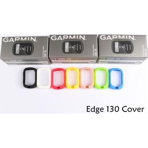 Garmin Edge 130 computer Silicone Rubber Protect Case + LCD Screen Film Protector For Garmin Edge 130