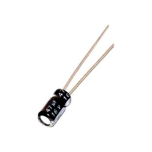 100pcs 16V47UF volume 4x7mm Aluminum electrolytic capacitors 16V47UF