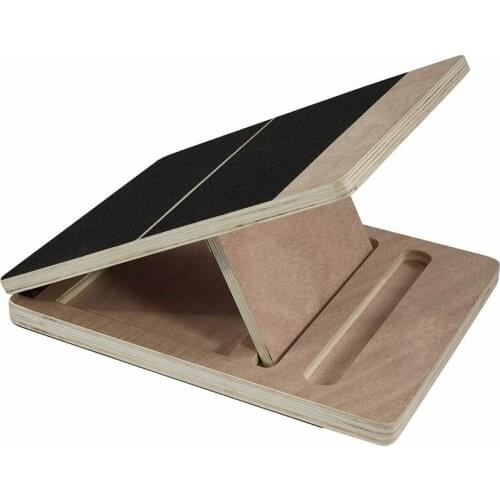 20° 30° 35° Professional Wooden Slant Stretch Board Home Gym Fitness Adjustable Incline Foot Calf Stretcher Non-Slip Surface