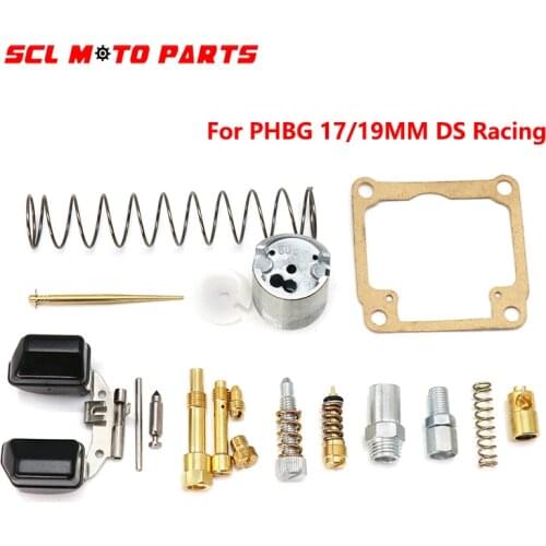ALconstar-For PHBG 17/19MM DS Racing Carburetor Repair Kit With Spare Jets Universal Motorcycle Motobike Accessories