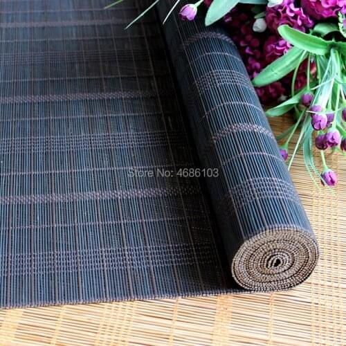 Bamboo roller blinds window roller blinds blackout roller blinds printed curtain shutter curtain for Tea House Homestay