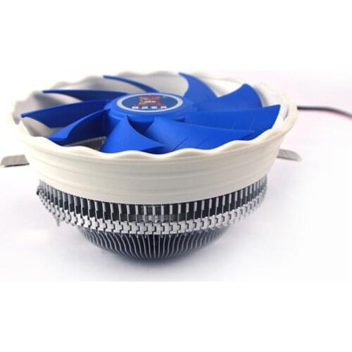 Fast Free Ship Desktop Q12 CPU Cooler 1155 for amd 12CM big fan CPU radiator/CPU quiet fan cooling