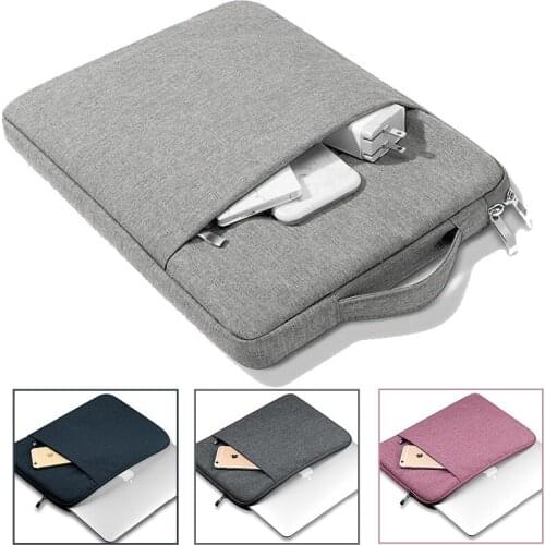 Laptop Sleeve For MacBook Air 13.3 2020 Pro 13 Case Laptop Bag Cover 11.6 15.6 Computer Bag For Ipad Pro 12.9 2020 Notebook Case