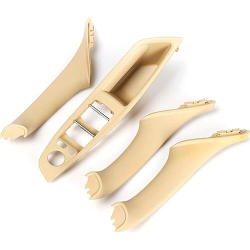 For BMW 5 Series F10 F11 F18 Left Hand Drive LHD Car Interior Door Handle Inner Door Panel Pull Trim Cover Car Accessories