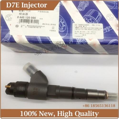 D7E Common Rail Injector 0445120066 For VOL VO Excavator EC240 EC290 Engine D7E Diesel Fuel Injector Nozzle DLLA144P1565