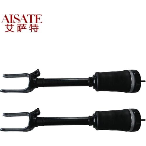 Pair Front Air Suspension Shock For Mercedes Benz W164 GL450 Without ADS Airmatic Spring Strut 2006-2010 1643206113 1643204413