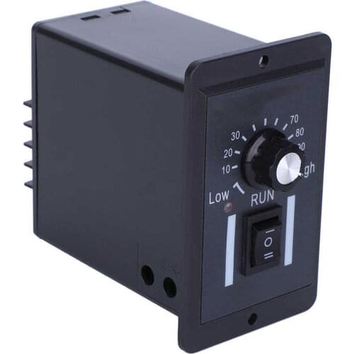 Motor Speed Controller Rate Reduction DC Switch 6A Short-Circuit Protection for 12V / 24V / 36V / 48V Motor Controller