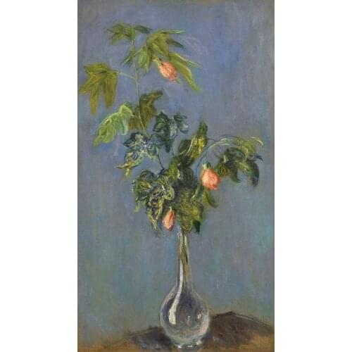 Claude Monet paintings on Canvas Flowers in a Vase hand-painted wall art decor High quality