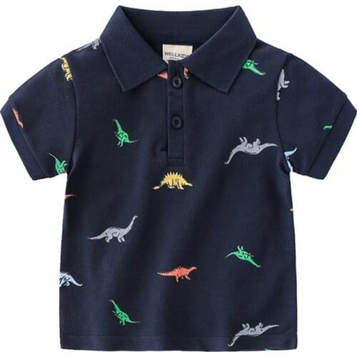 2021 Toddler Print Shirt Kid Baby Boys Clothes Summer Top Cotton Short Sleeve T shirt Cute Outfit Tees Tops Clothes