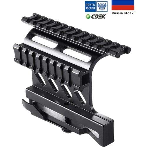 Tactical Picatinny Weaver Mount Quick Release Serie Rail Side Mount Quick QD 20mm Weaver Rail For AK47 AK74 Scope Mount