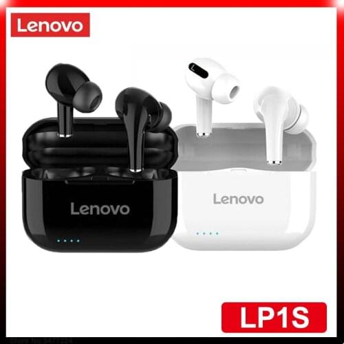 Original Lenovo LP1S TWS Bluetooth Earphone Sports Wireless Headset Stereo Earbuds HiFi Music With Mic For Android IOS