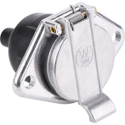 Universal 24V 7-Pin Trailer Plug 7-Pole Wiring Connector Adapter Socket