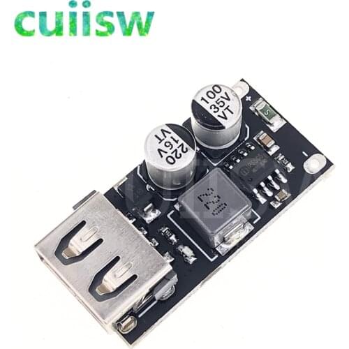 QC3.0 QC2.0 USB DC-DC Buck Converter Charging Step Down Module 6-32V 9V 12V 24V to Fast Quick Charger Circuit Board 5V