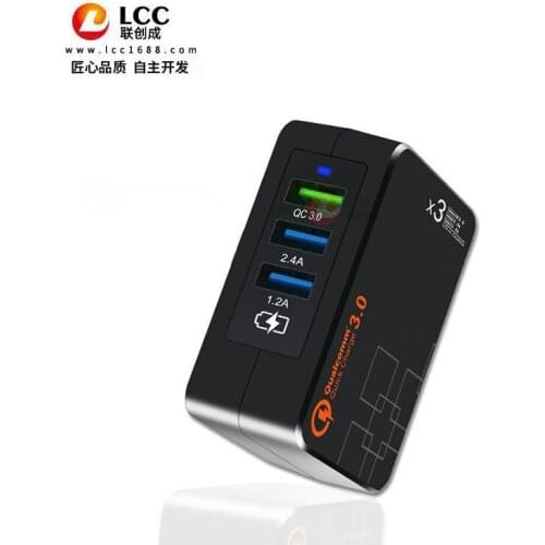 Qualcomm qc3.0 fast charge mobile phone charger qc3 0 FCC, RoHS certified charger Wall Charger