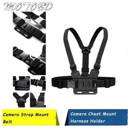 High Quality Strap Mount Belt for Hero 7 6 5 4K Action Camera Chest Mount Harness for SJCAM SJ4000 Sport Cam Fix