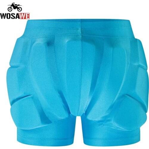 WOSAWE Motorcycle shorts skiing Hip Protector Shorts Roller Skating Hockey motorcross Riding Cycling Protective Bicycle Shorts