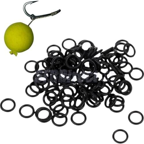 100pcs/lot Carp Fishing Round Rig Rigs Terminal Tackle Quick Change O Rings Line Baits Connector