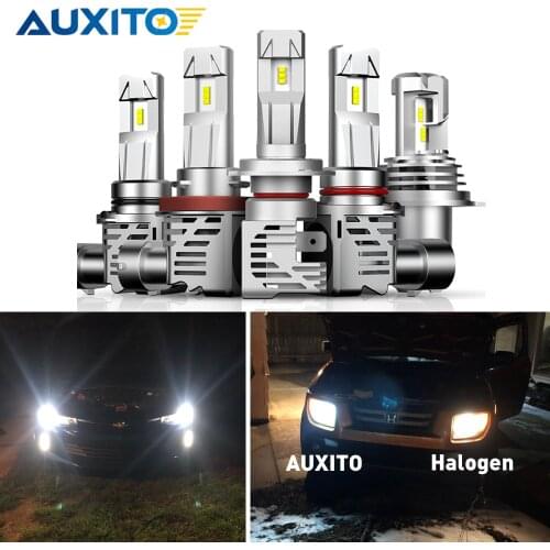 2Pcs Turbo H7 H4 LED Bulb Hi Lo Beam 9003 H13 H11 Head Light Headlamp LED Headlights For Car VW Passat POLO Golf Jetta Touareg