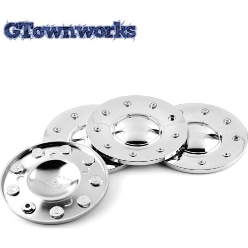 4pcs 149mm Silver Plastic Car Wheel Center Cap Accessories