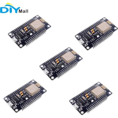 5pcs/lot ESP8266 ESP-12E CH340G NodeMcu Devkit V3 4MB Flash Lua WiFi Development Board for Arduino