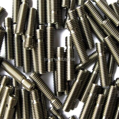 Wholesale 5pcs/lot 2014 New 3D Printer Accessories Stainless Steel M6*26.5 Throat for 1.75mm Filament Extruder Makerbot