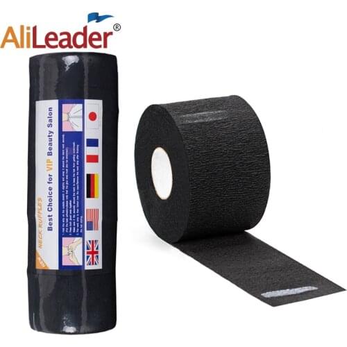 Alileader New Neck Paper Stretchy Disposable Neck Ruffle Roll Paper Hair Cutting Salon Collar Covering Hairdressing Accessories