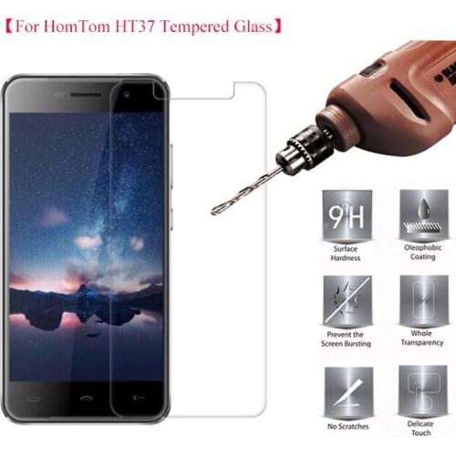 For Homtom HT37 Glass Tempered Glass For Doogee Homtom Ht37 HT37 Pro 5.0" 2.5D 9 H Premiun Screen Protective Film HT37 pro Glass