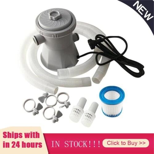 Swimming Pool Electric Filter Pump Large Pool Filter Household Pool Cleaner Removable Filter Core Circulation Pump Tools
