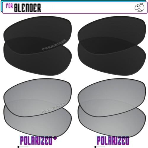 EZReplace Polarized Replacement Lenses for - Oakley Blender Sunglasses - BlkSirP Plus-BlkSirP