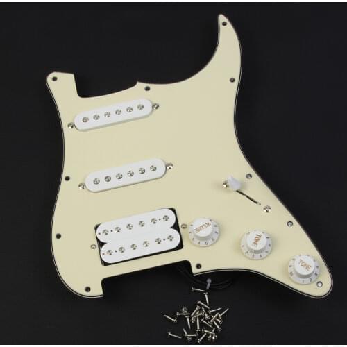 NEW HSS Loaded Pickguard Prewired Guitar Pickguard SSH Ceramic Magnet for ST Electric Guitar Parts