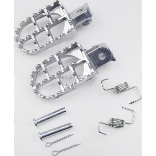 LOCHOSHI New Aluminium Foot Pegs Peg KLX TTR CRF50 CRF70 CRF250 XR50 XR70 PW50 TW200 PW80 Pit Dirt Bike